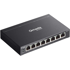 TP-LINK Mrežni preklopnik Omada ES208GP, upravljani L2, 8 x Gigabit PoE, DIN, crni