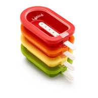 LÉKUÉ Silikonski kalupi za sladoled, set 4 kom