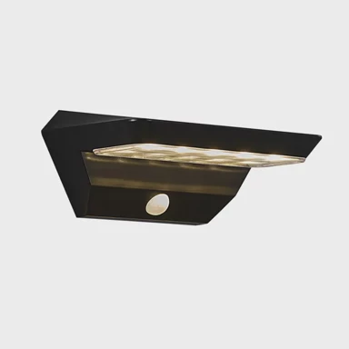 NORDLUX Zidna svjetiljka Agena, solar LED, IP44, crna