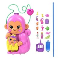 POLLY POCKET Lutka beba s dodacima Mommy Monkey and Baby