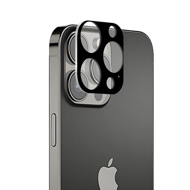 TECHSUIT Zaštitno staklo za kameru za Apple iPhone 13 Pro / 13 Pro Max, crno