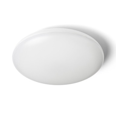 RENDL Stropna lampa, Sassari, bijela, polikarbonat/plastika, 230V, LED, 24W, IP65, 3000K, bijela
