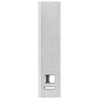 Punjač za mobilne uređaje, aluminijski, prijenosni, srebrni