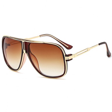 NEOGO Sunčane naočale Calvin 2, Gold / Brown, GNE010C02