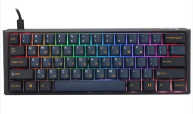DUCKY Gaming tipkovnica One 3 Pro Mini Nazca Line, mehanička, 8.000 Hz, Hot Swap, RGB - Cherry MX2A Red, ANSI (US) - DKON2361ST-CRUSPTCHNAZ001