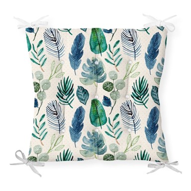  MINIMALIST CUSHION COVERS Jastuk za stolicu Navy Flower, 40x40 cm