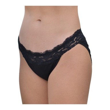 LALICUP Menstrualne gaćice crne, veličina XL, 1 kom