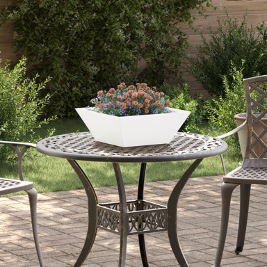 Set plastičnih sadilica 40x40x15 cm, plastika, bijela, složljivo