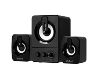 REBEL Zvučnici CS-50, 2.1 sustav, USB napajanje, crni