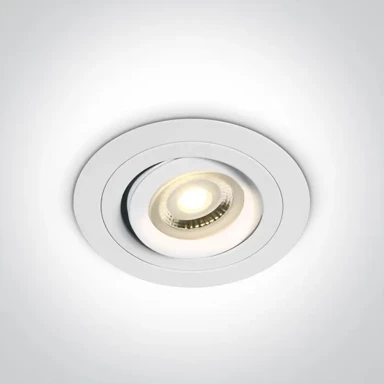 ONE LIGHT Ugradbena svjetiljka 1×gu10/50w/mr16/230v ip20 bijela dm11105abg/w