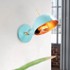 OPVIQ LIGHTS Svijetlo plava/u brončanoj boji zidna lampa ø 15 cm Sivani