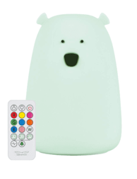 RABBIT&FRIENDS Meko svjetlo, plišani medo, svijetlo zelena, USB-C (952)