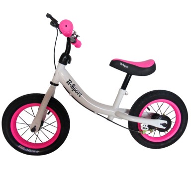 R-SPORT Bicikl bez pedala R3, bijelo/rozni