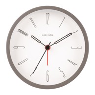 KARLSSON Budilica Belle Numbers ø 11 cm, prirodna