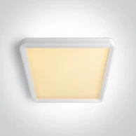 Tanka četvrtasta LED plafonjera, DM62020HU/W/V, 18 W, CCT, UGR19, 230 V, bijela