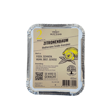 NIKCORP Drveni iverak za roštiljanje i dimljenje, aroma limuna, 400 ml