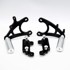 Prednji set oslonaca za noge s odstojnicima za Kawasaki ZX-6R 636 (2003.-2004.), za stunt vožnju