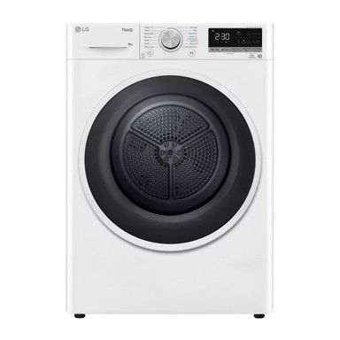 LG Sušilica rublja RH90V5AV6N, 9 kg, toplinska pumpa, bijela