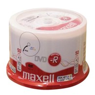MAXELL DVD-R, 4.7 GB, 16x, 50/1, za ispis
