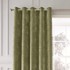 HYPERION Kaki zelene termo izolacijske zavjese u setu 2 kom od šenila 117x183 cm Selene Luxury Chenille