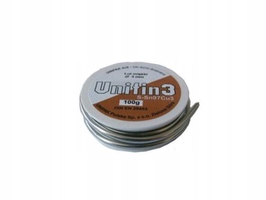 Meki lem UNITIN3 za bakrene cijevi 2 mm, 100 g, 4514210