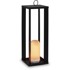 NEW GARDEN Stolna lampa Siroco 50 cm crna