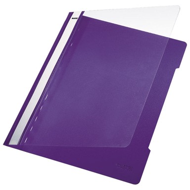 LEITZ Fascikl mehanika Euro PVC A4 41910065, ljubičasti