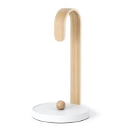 UMBRA Bijeli drveni stalak za papirnate ručnike ø 17 cm Bellwood 