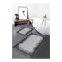 MILA HOME Crno-sive kupaonske prostirke u setu 2 kom 60x100 cm