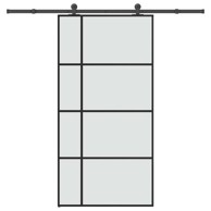 Klizna vrata s priborom od ESG stakla i aluminija 102,5x205 cm