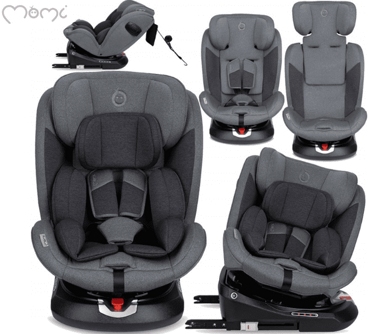 MOMI Autosjedalica Emi 360° siva