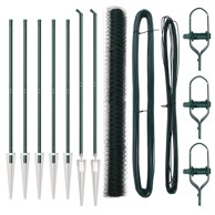 Heeksagon ograda zelena 1. 5x10 m čelik