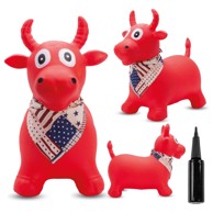 Bik za skakanje s maramom, 55cm, crveni