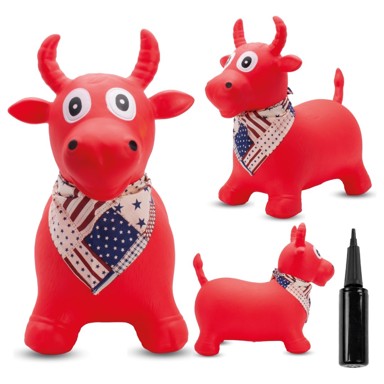 Bik za skakanje s maramom, 55cm, crveni