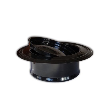 Rozeta 120/45 mm crna
