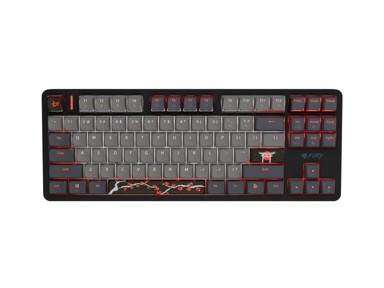 FURY Gaming tipkovnica KANABO K6, US, RGB, crna