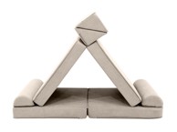 ELINELI Sofa i bunker za djecu, bež