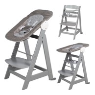 ROBA Smeđe-siva dječja blagovaonska stolica Miffy