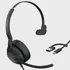 JABRA slušalice Evolve2 50 MS Stereo bez Bluetootha, crne