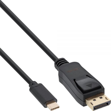 INLINE USB-C na DisplayPort adapter 64121, 1 m, crni