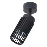 Vertikalna ugradbena rasvjeta crna spot 1xGU10 zakretna