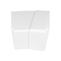 AWENTA Horizontalno koljeno ravnog kanala 15° 55 x 110 mm A-KP55-24/15, bijeli
