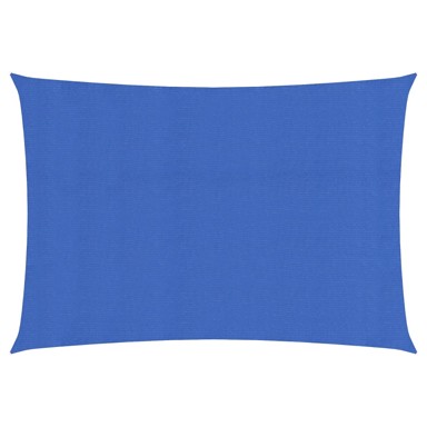 Jedro za zaštitu od sunca 160 g/m² pravokutno plavo 3x4,5m HDPE