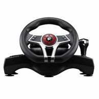 FLASHFIRE Gaming volan HURRICANE F106, 2 pedale i mjenjač, za PS5, PS4, PS3 i PC