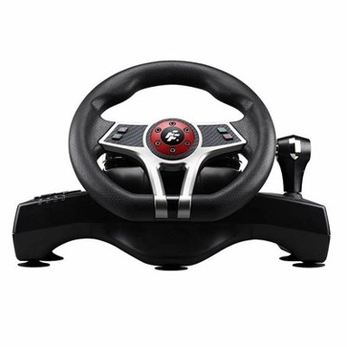 FLASHFIRE Gaming volan HURRICANE F106, 2 pedale i mjenjač, za PS5, PS4, PS3 i PC