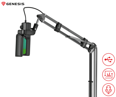 GENESIS Mikrofon Radium 251 RGB, crna