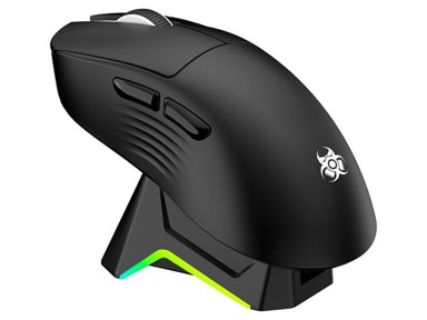 TRACER Gaming miš GAMEZONE NORD RGB, 2.4 GHz + Bluetooth + USB, bežični, crni