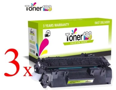 TONER123 Zamjenski toneri komplet HP 80X / CF280X / LaserJet Pro 400 M401, M425, 3x crna
