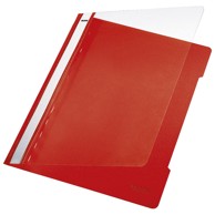 LEITZ Fascikl mehanika Euro PVC A4 41910025, crveni