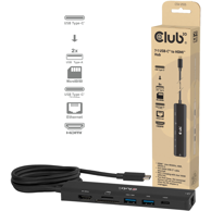 CLUB3D Docking stanica CSV-2555, crna